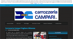 Desktop Screenshot of carrozzeriacampari.it